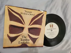 THE TEARDROP EXPLODES - Treason (It's Just A Story). / Use Me 1981 JULIAN COPE - Imagen 1 de 2
