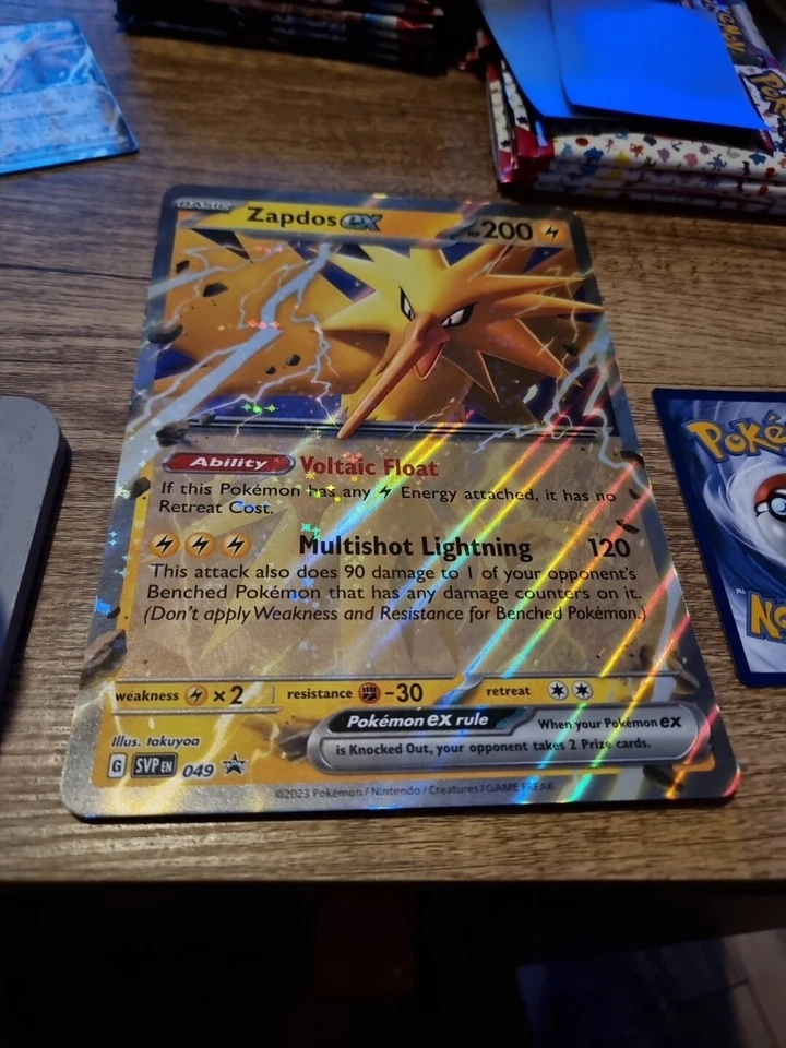 Zapdos EX SVPen 049 - JUMBO Card - Black Star Promo Pokemon TCG - Image 1 of 1
