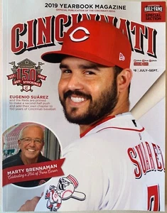 2019 CINCINNATI REDS YEARBOOK BRENNAMAN LIMITED EDITION COVER HALL OF FAME MLB - Picture 1 of 1