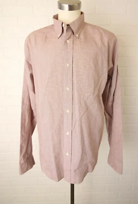 Camisa de vestir Jack Spade Bleecker Street NY roja a cuadros con botones manga larga XL Foto 1 de 4