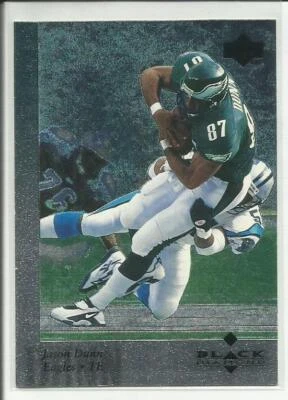 1997 Upper Deck Black Diamond #37 Jason Dunn Philadelphia Eagles - Image 1 of 2