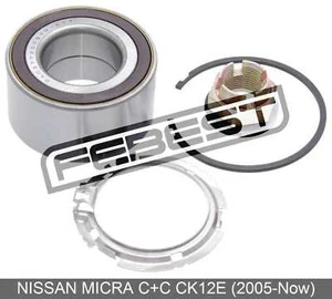 Front Wheel Bearing Repair Kit 37X72X37 For Nissan Micra C+C Ck12E (2005-Now) - Picture 1 of 1