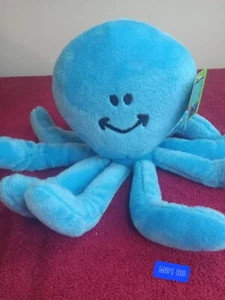 THE BLUE OCTOPUS PLUSH STUFFED ANIMAL TOY 11 INC - Picture 1 of 4