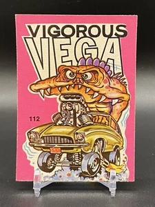 1973 Donruss Pink Fantastic Odd Rods Stickers Series 1 Vigorous Vega #112 - Picture 1 of 2