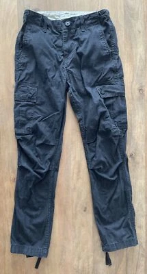 Carhartt Work In Progress Cymbal Cargo Pants Womens 25x28 Black Straight Ripstop - Image 1 of 4