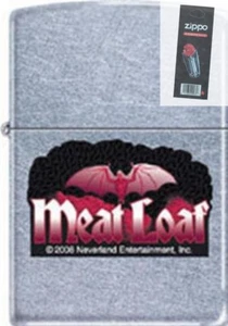 Zippo 207 meat loaf bat wings music Lighter + FLINT PACK - Picture 1 of 1