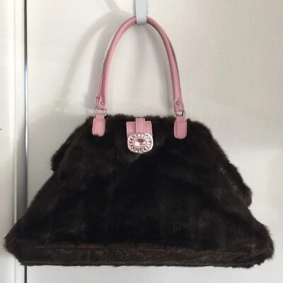 Bolso de Mano Western Bolso de Lona Cartera RAVIANI TEXAS Piel Sintética XL CRISTALES DE SWAROVSKI Foto 1 de 4