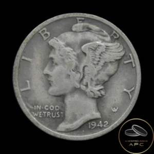 1942 D Mercury Dime 10C 90% Silver Better Date - Picture 1 of 2