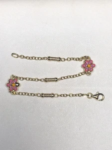 Wunderschönes blumenhartes Emaille 18K GOLD Armband 7,25" - 18,5 cm MADE IN ITALY - Bild 1 von 7