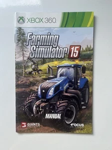 Xbox 360 MANUAL ONLY - Farming Simulator 15 *NO GAME/NO BOX* (M110) - Picture 1 of 2