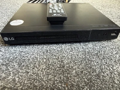 LG DP132 DVD Player with Remote Control Black Tested And Working - Image 1 of 4
