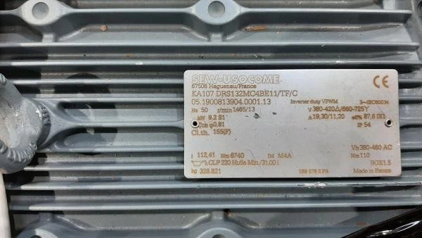 SEW EURODRIVE - KA107 DRS132MC4BE11/TF/C - Electric Motor - Like new - Photo 1/1