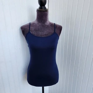 White House Black Market dunkelblau Stretch Trägertop Damen integrierter BH Gr. S - Bild 1 von 11