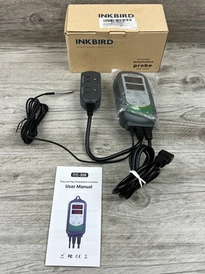 Inkbird Digital ITC-308 Temperature Controller Humidity Control 110V Thermostats - Image 1 of 4