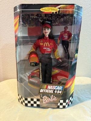 Barbie NASCAR 1999 oficial #94 edición de coleccionista en caja original 22954  Foto 1 de 2