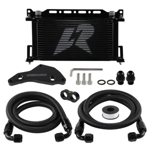 AN10 19 Row Oil Cooler Kit Thermostat Adapter For BMW N54/N55 E82 E88 1M 135i - Picture 1 of 11