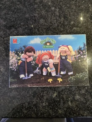 Vintage 1984 MB Cabbage Patch KIds 100 Piece Jigsaw Puzzle, 100% Complete  - Image 1 of 4