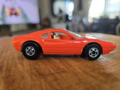 Hot Wheels 1977 Ferrari 308 Red/Orange VINTAGE Racing Stripes Malaysia Mattel - Image 1 of 4