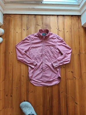 Gitman Vintage Oxford Shirt Red/Pink Size Small S - Image 1 of 4