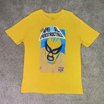 Camiseta Marvel Para Hombre XL El Animal Indestructible Lucha Libre Luchador Lucha Libre Foto 1 de 4