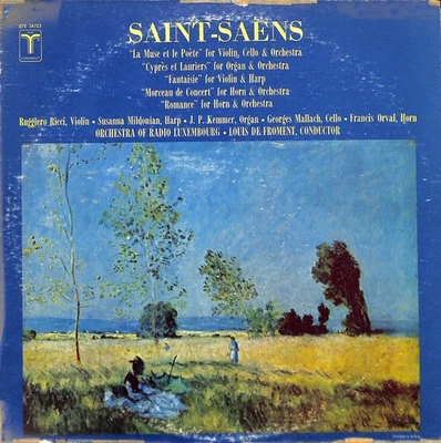 Saint-Saëns - La Muse et le Poète LP Record 1979 Turnabout Classical 33 RPM - Image 1 of 2