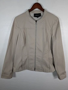Lafayette 148 New York Jacket Womens 16 Zip Front Stretch Blend Casual Blazer - Picture 1 of 12