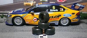 1/32 PAULGAGE SLOT CAR TIRE 2pr PGT-19104LM fit Ford Falcon & Holden Commodore - Bild 1 von 1