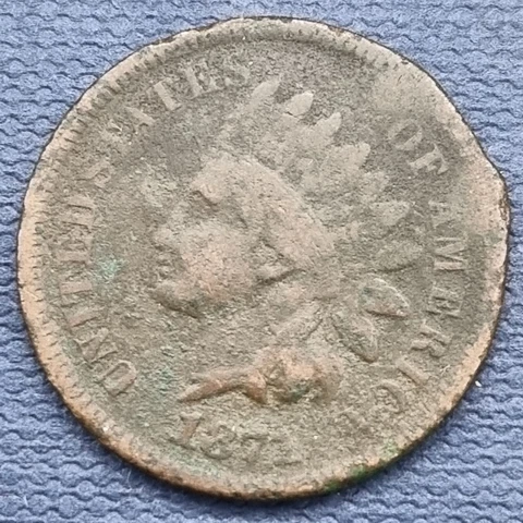 1871 Indian Head Cent 1c Better Grade #56551 Cover