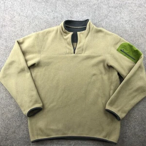 Arcteryx Sweater Mens Large 1/3 Zip Polartec Fleece Jacket Logo Outdoors Hiking - Picture 1 of 11