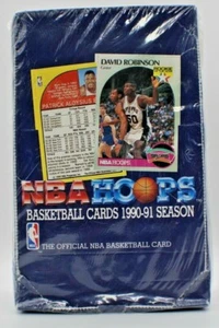 NBA HOOPS BASKETBALL CARDS BOX 1990-91 Factory Sealed 36 Pack, 15 Cards /Pack - Picture 1 of 4