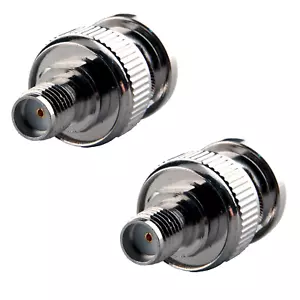 2 pz adattatore BNC maschio-SMA femmina; jack adattatore radio definito software RTL-SDR USA - Foto 1 di 4