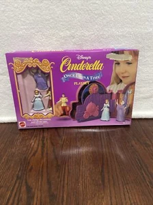 VINTAGE MATTEL CINDERELLA ONCE UPON A TIME PLAYSET PRINCE FAIRY GODMOTHER NEW - Picture 1 of 12