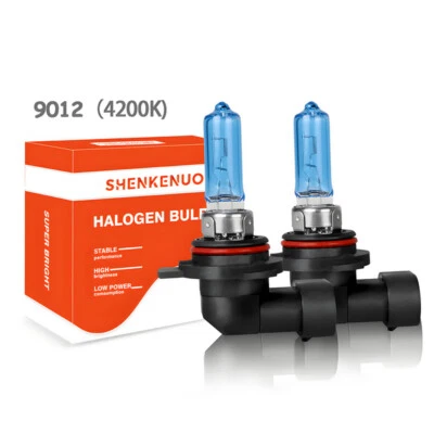 Kit de bombillas halógenas 9012 para Fiat 500 2012-2019 haz alto y bajo Foto 1 de 4