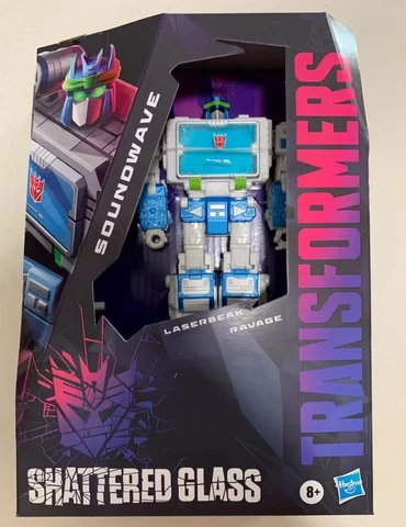 Hasbro Transformers Laserbeak Ravage Soundwave 3 Pack Shattered Glass Figure Toy Cover