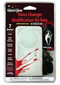 Fun World Ghost Face 25th Anniversary Deluxe Voice Changer Standard