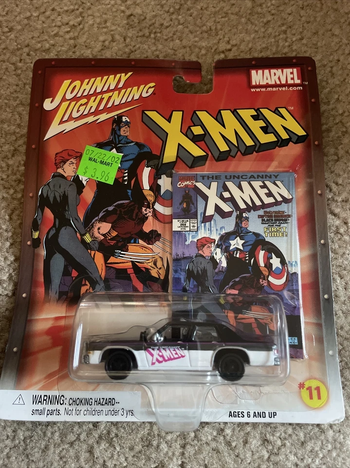 Johnny Lightning The Uncanny Marvel X-Men #11 Ford Crown Victoria 1:64 RR TIRES - Image 1 of 1
