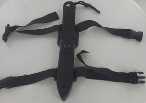 Used-Dive Knife Scuba Diving Knife with Leg Straps , Thigh Knife Holster - Picture 1 of 4