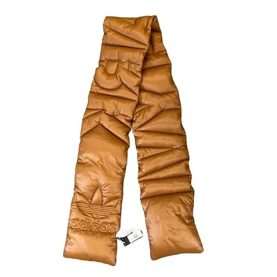 阿迪达斯 x Ivy Park 加垫围巾女式均码棕色干邑尼龙碧昂丝拼贴 — 第 1/4 张图片