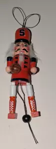 Syracuse University NCAA SU orange Nussknacker Zugspielzeug Weihnachtsschmuck bewegt sich - Bild 1 von 6