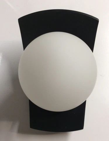 Vintage Mid Century Atomic 1968 Lightcraft of California Sconce w/Original Globe Cover