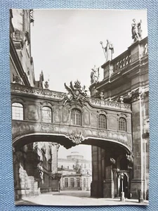 alte Ansichtskarte Postkarte Dresden Übergang Schloss zur Hofkirche G. Fröhlich - Bild 1 von 2