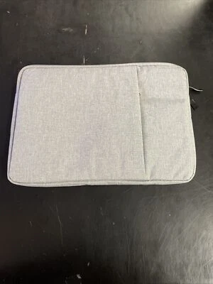 便携式电脑保护套 带口袋 - 灰色,普通 - 尺寸:12x9 英寸 — 第 1/4 张图片