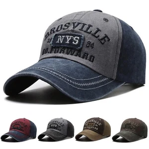 Brosville Basecap Basecaps Base Cap Vintage Style Schwarz Blau Braun Grau Rot - Bild 1 von 14