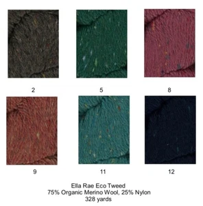 Clearance:  Eco Tweed Yarn from Ella Rae; 7 Colors Available - Picture 1 of 7