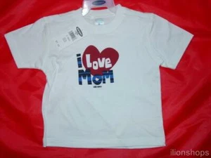 Old Navy I Love Mom T Shirt NEW Tee Child Toddler Great for Mother's Day - Picture 1 of 1