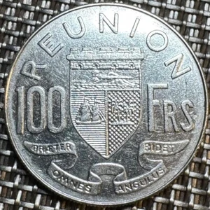 PIECE DE 100 FRANCS REUNION 1964 (1305) - Picture 1 of 2