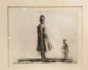 Stefano Della Bella Illustration for "Vari Capricci" Original Etching 4th State - Picture 1 of 7