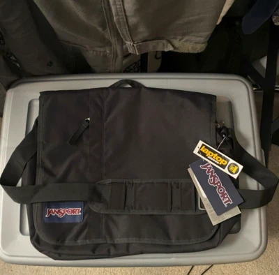 *BRAND NEW* JanSport Market Street Black Laptop Sleeve with Zipper Pockets 15 In - Image 1 of 4