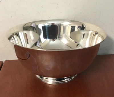 Reed & Barton Reproducción Paul Revere 8" Cuenco Plata Esterlina X1455 Foto 1 de 3