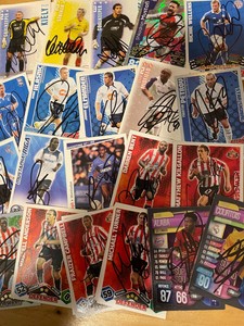 match attax, Shoot Out And Other Signed Cards.11